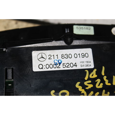 MERCEDES 2118300190 Блок управления кондиционером в наличии Полтава