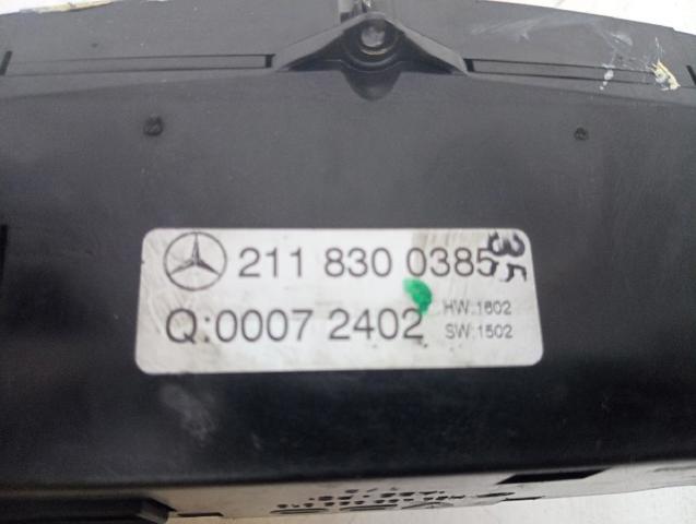 A2118300385 MERCEDES Блок управления режимами отопления/кондиционирования купить в Черновцы