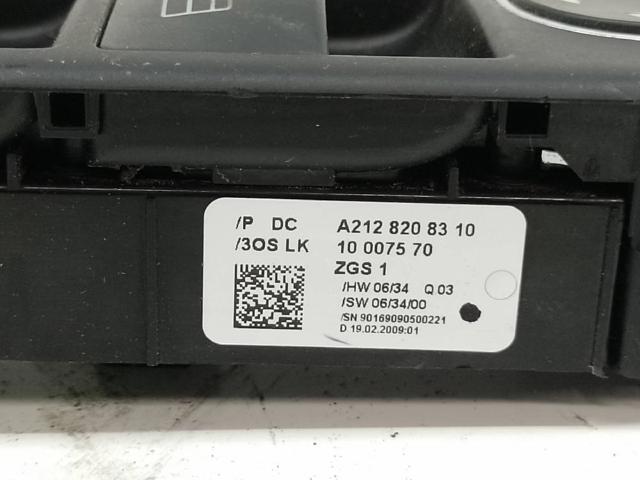 MERCEDES A2128208310 Кнопочный блок управления стеклоподъемником передний левый в наличии Ирпень