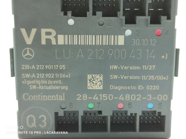 MERCEDES A2129004314 Блок комфорта передней двери в наличии Чернигов