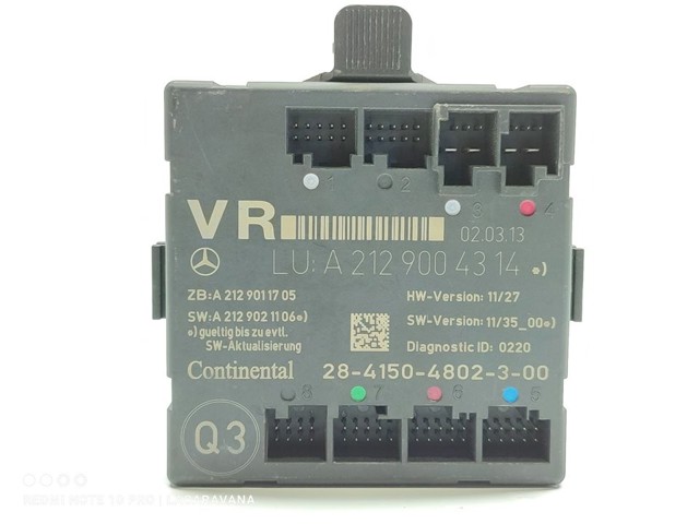 A2129004314 MERCEDES Блок комфорта передней двери купить в Сумы
