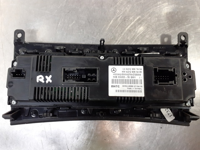 Unidade de controlo dos modos de aquecimento/condicionamento Mercedes E W212