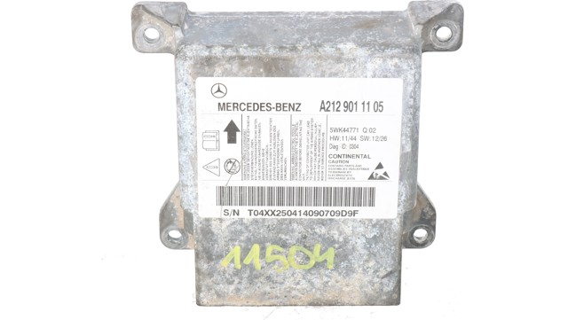 A2129011105 MERCEDES Модуль-процессор управления подушкой безопасности (ЭБУ AIRBAG) купить в Ирпень