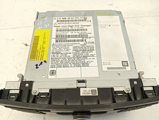 A2129063001 MERCEDES Магнитола (радио AM/FM) купить в Ужгород