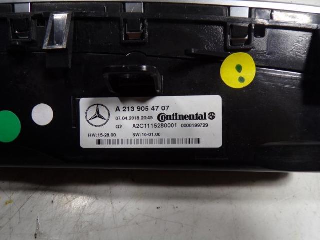 Unidade de controlo dos modos de aquecimento/condicionamento Mercedes E W213