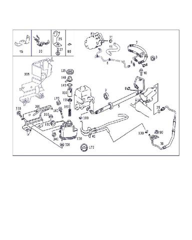 MERCEDES A2204665381 Шланг ГУР высокого давления от насоса до рейки (механизма) в наличии Кривой Рог