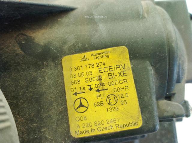MERCEDES A2208204461 Фара правая в наличии Одесса