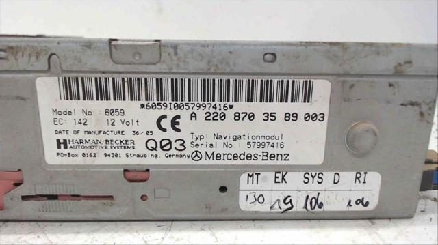 MERCEDES A2208703589003 в наличии Запорожье