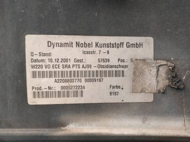 A2208802770 MERCEDES Передний бампер купить в Украина