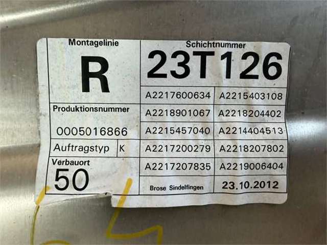 A2217600634 MERCEDES купить в Ирпень