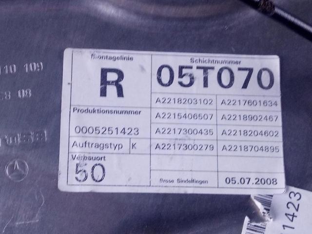 A2218203102 MERCEDES Динамик задней двери купить в Житомир