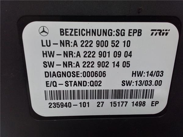 MERCEDES 2229005210 в наличии Хмельницкий