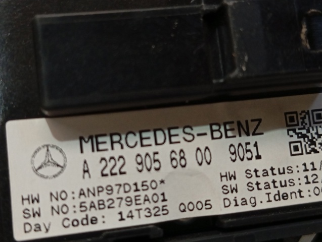 MERCEDES A22290568009051 Кнопочный блок управления стеклоподъемником передний левый в наличии Тернополь