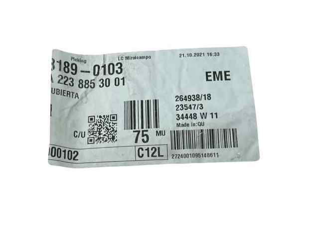 MERCEDES A2238853001 Молдинг бампера переднего правый в наличии Николаев