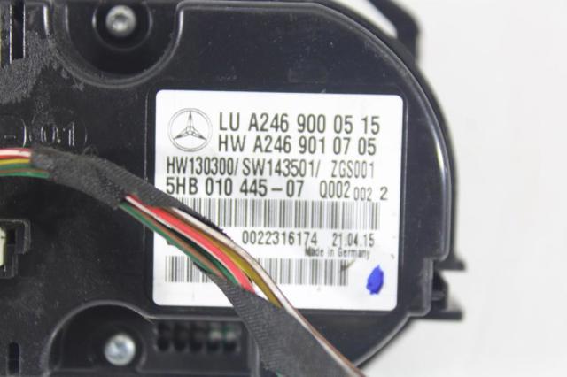 Unidade de controlo dos modos de aquecimento/condicionamento Mercedes A W176