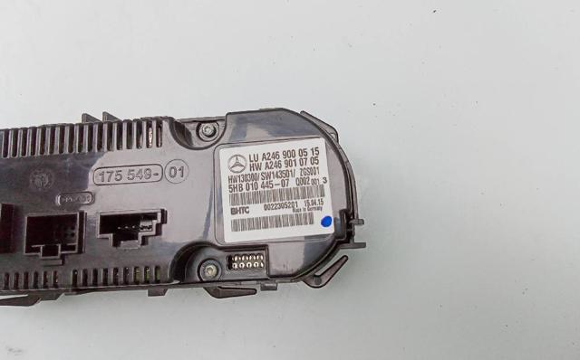 Unidade de controlo dos modos de aquecimento/condicionamento Mercedes A W176