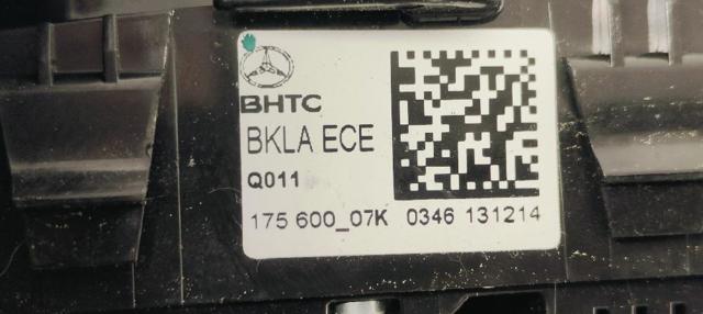 Unidade de controlo dos modos de aquecimento/condicionamento Mercedes A W176