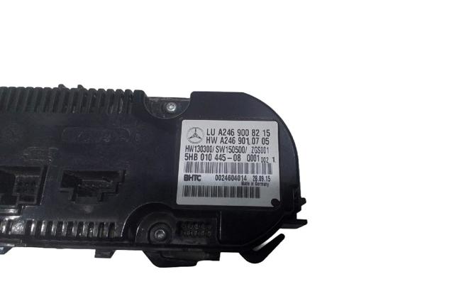 Unidade de controlo dos modos de aquecimento/condicionamento Mercedes A W176