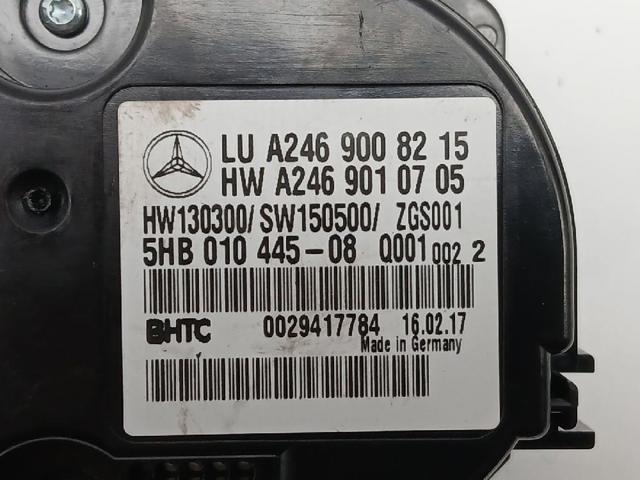 Unidade de controlo dos modos de aquecimento/condicionamento Mercedes A W176
