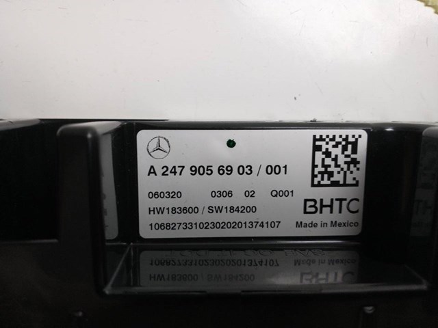 A2479056903 MERCEDES Блок управления кондиционером купить в Ровно