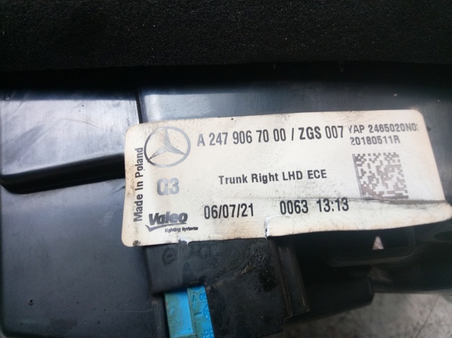 MERCEDES A2479067000 в наличии Ужгород