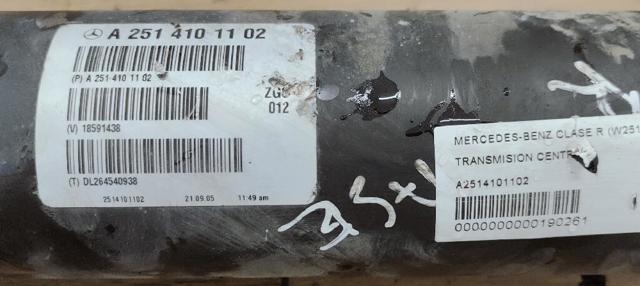 MERCEDES A2514101102 Вал карданный задний, задняя часть в наличии Львов