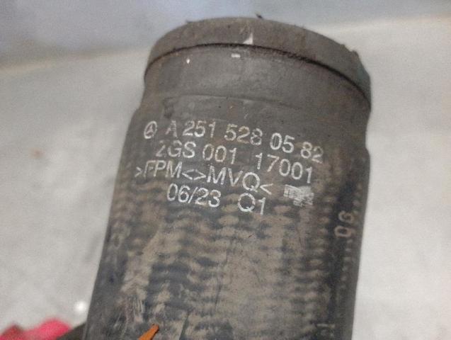 A2515280582 MERCEDES Шланг (патрубок) интеркуллера купить в Полтава