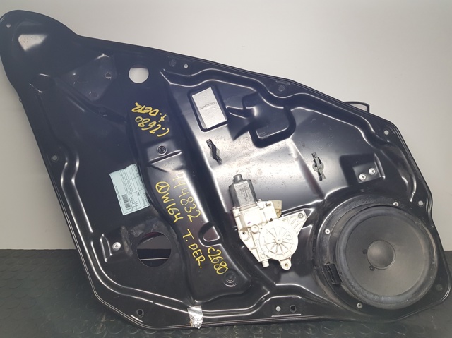 Regulador do vidro traseiro direito para Mercedes-Benz M-Class ML 320 CDI 4-MATIC (164.122) OM642940 A2518200208