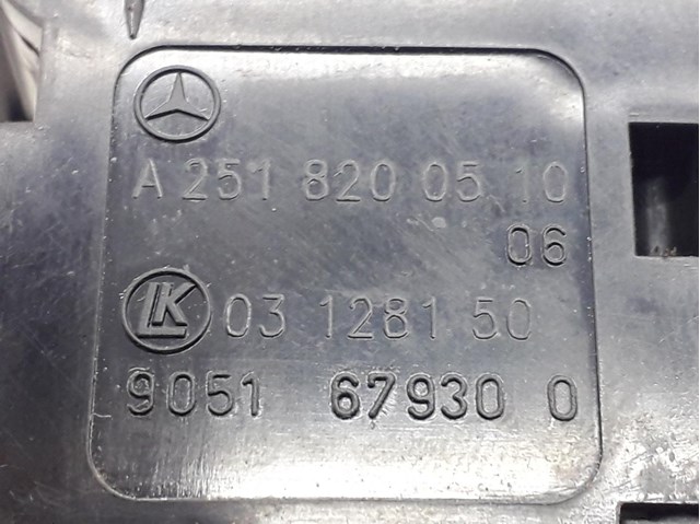 Controle do vidro dianteiro esquerdo para Mercedes-Benz A-Class A 180 CDI (169.007, 169.307) OM640940 A2518200510