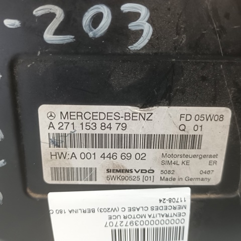 MERCEDES A2711538479 Модуль управления (ЭБУ) двигателем в наличии Полтава