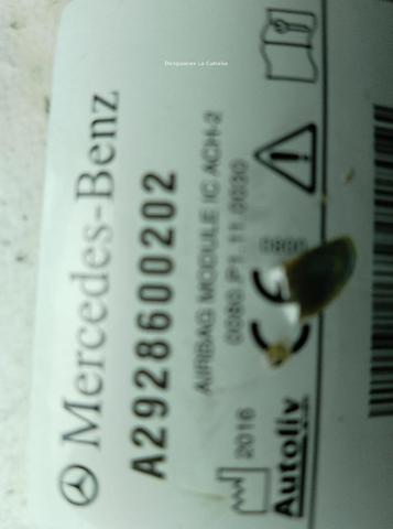 A2928600202 MERCEDES Подушка безопасности (AIRBAG) шторка боковая правая купить в Запорожье