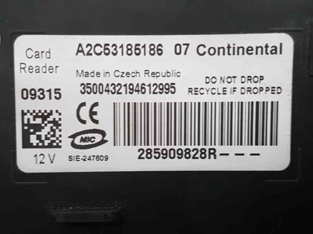 RENAULT A2C53185186 Замок зажигания в наличии Чернигов