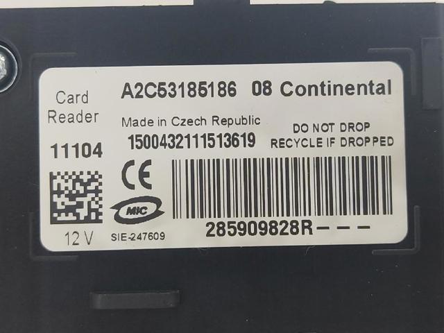 Fecho de ignição Renault Megane 3 KZ0, KZ1