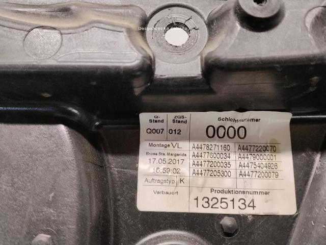 MERCEDES A4477203900 Механизм стеклоподъемника двери передней левой в наличии Украина