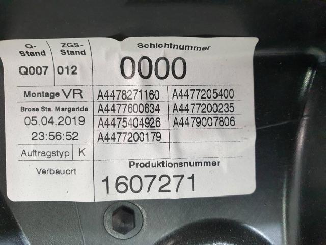 A4479063600 MERCEDES Мотор стеклоподъемника двери передней правой купить в Полтава