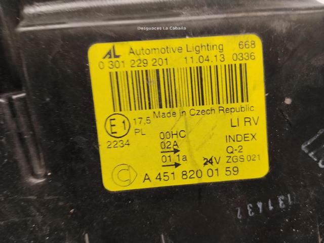 A4518200159 MERCEDES Фара левая купить в Киев
