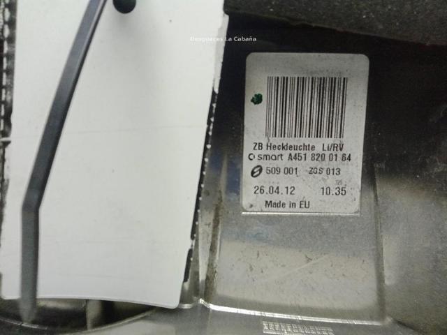 A4518200164CJ4A MERCEDES Фонарь задний левый купить в Винница