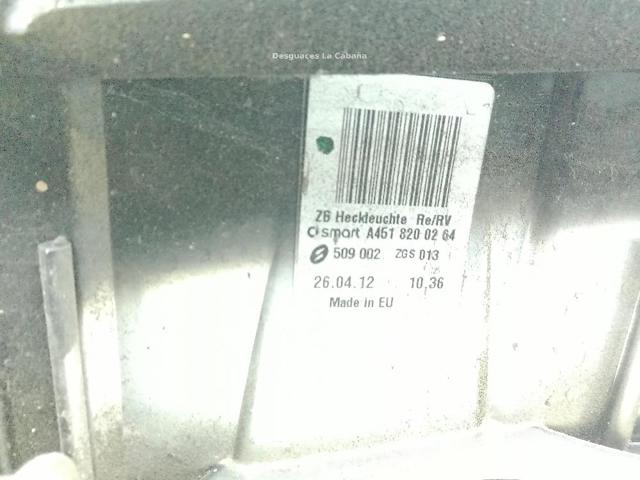 MERCEDES A4518200264CJ4A Фонарь задний правый в наличии Ирпень