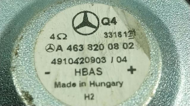 A4638200802 MERCEDES Динамик передней двери купить в Сумы