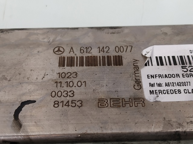 A6121420077 MERCEDES Радиатор системы EGR купить в Полтава