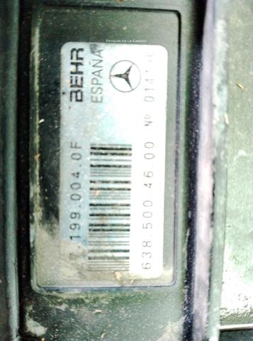 A6385002193 MERCEDES Диффузор вентилятора в сборе с мотором и крыльчаткой купить в Каменское