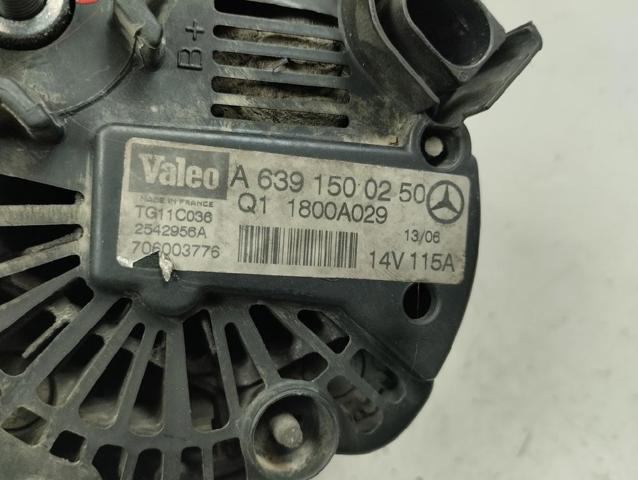 MERCEDES A6391500250 Генератор в наличии Каменское