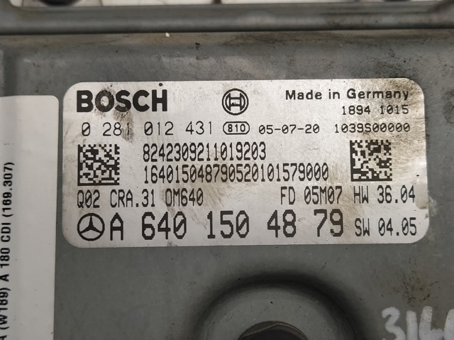 A6401504879 Блок управления двигателем купить Днепр