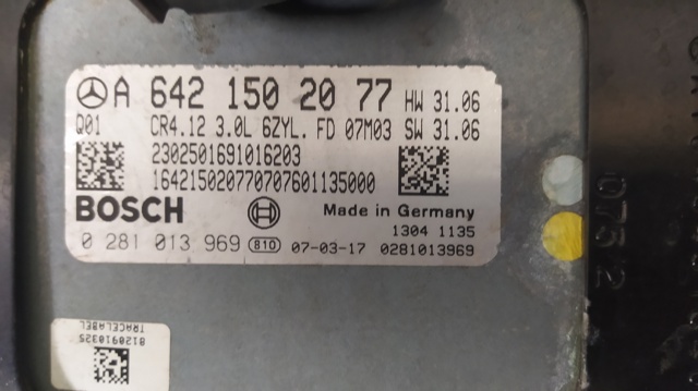 A6421502077 MERCEDES Модуль управления (ЭБУ) двигателем купить в Сумы