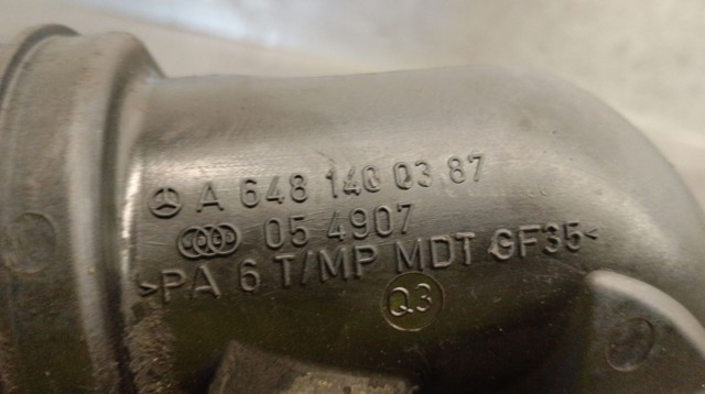 A6481400387 MERCEDES Шланг (патрубок) интеркуллера купить в Ужгород