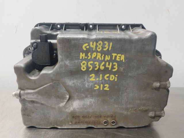 Panela de óleo de cárter do motor, parte inferior A6510141902 Mercedes