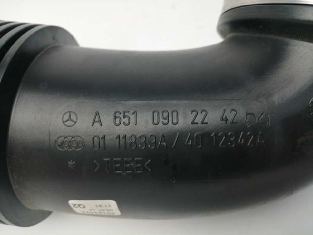 Cano derivado de ar, saída de filtro de ar A6510902242 Mercedes