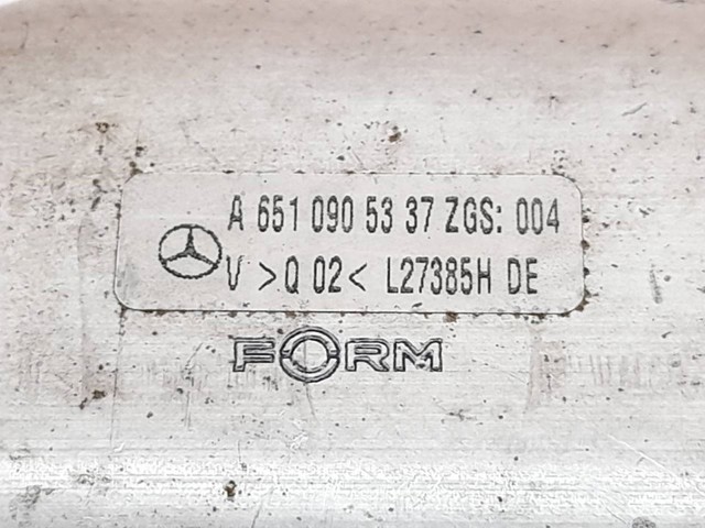 A6510905337 MERCEDES Патрубок воздушный, выход из турбины/компрессора (наддув) купить в Ирпень