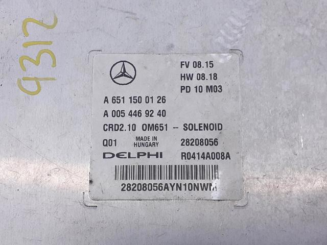 A6511500126 MERCEDES Модуль управления (ЭБУ) двигателем купить в Черновцы