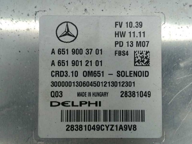 MERCEDES A6519003701 Блок управления двигателем в наличии Полтава